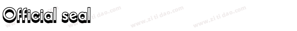 Official seal字体转换